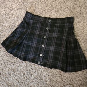 Hogwarts Harry Potter Plaid Button Skirt